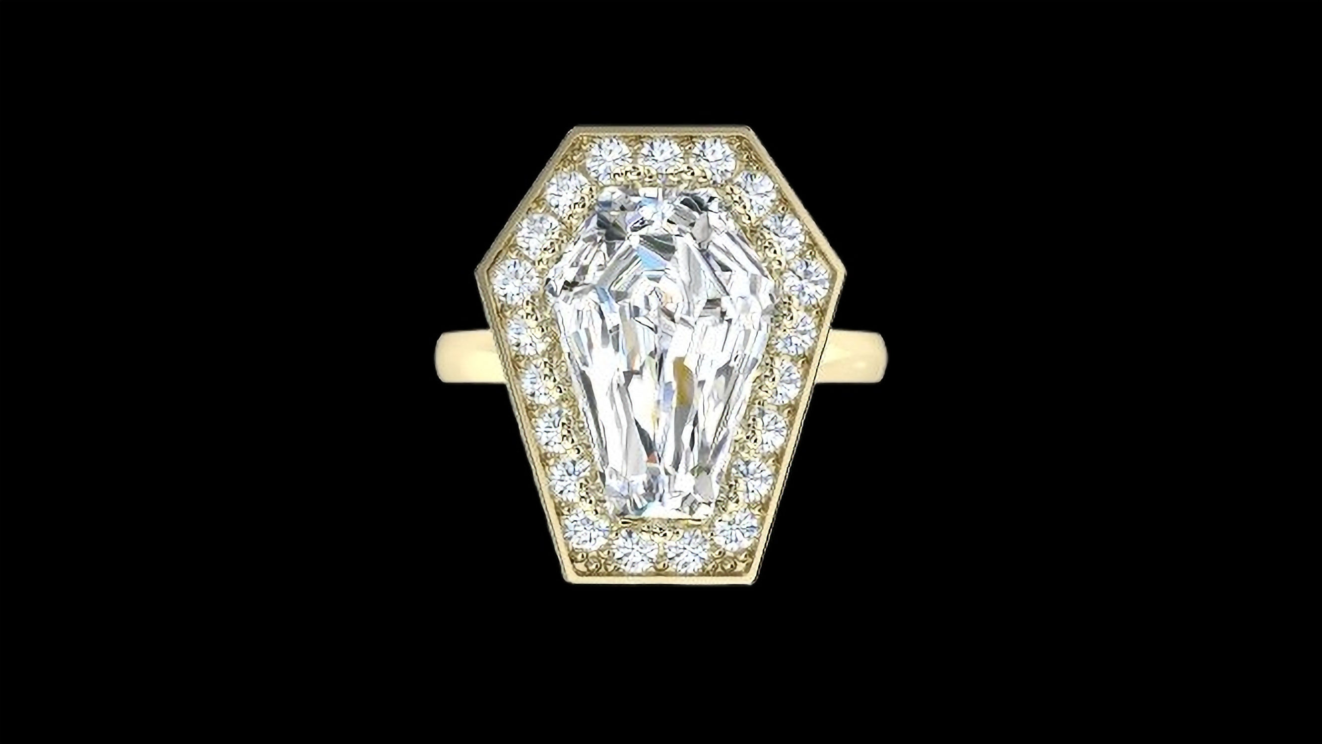 5ct Mortsafe Halo Ring