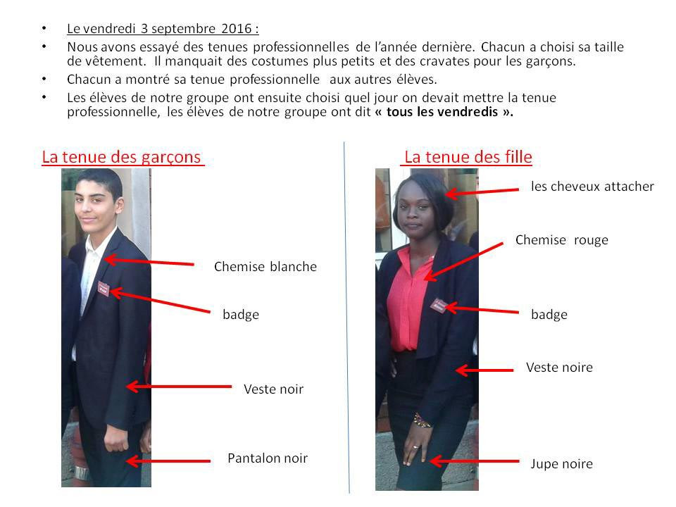 La tenue professionnelle Clearance