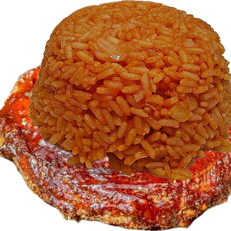 Roter Reis im Schlangenrand