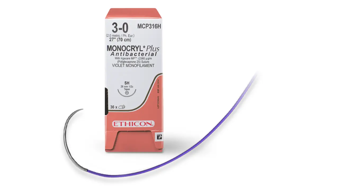 monocryl suture violet