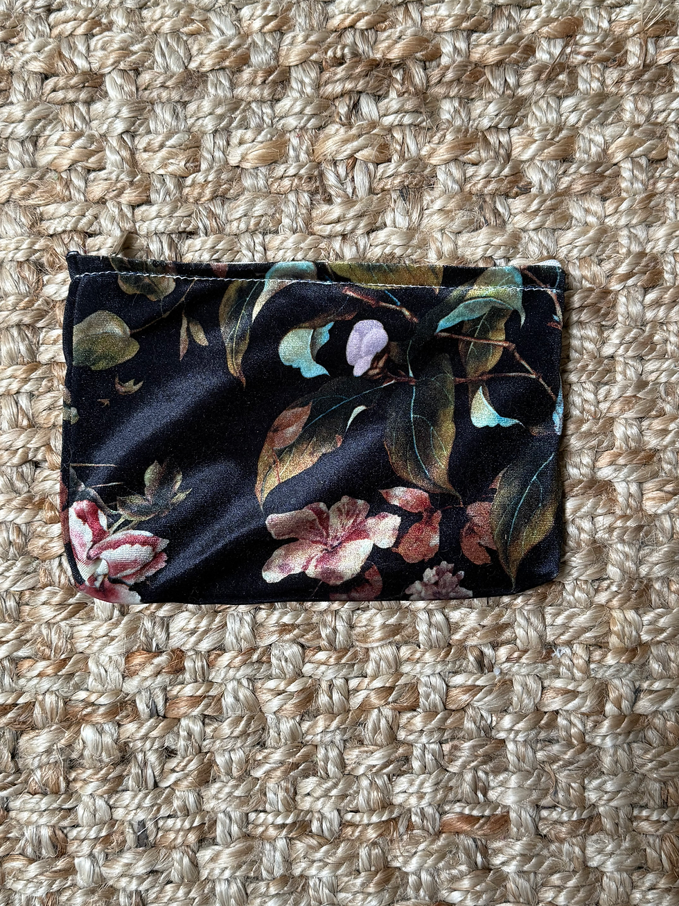 Thumbnail: UPCYCLED - canvas lined pouches
