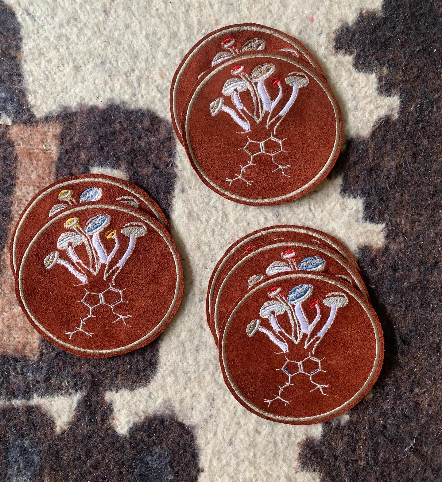 PATCH- Mushroom with Chem Symbol