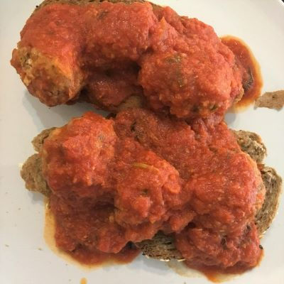 Italian meatballs homemade ready meals