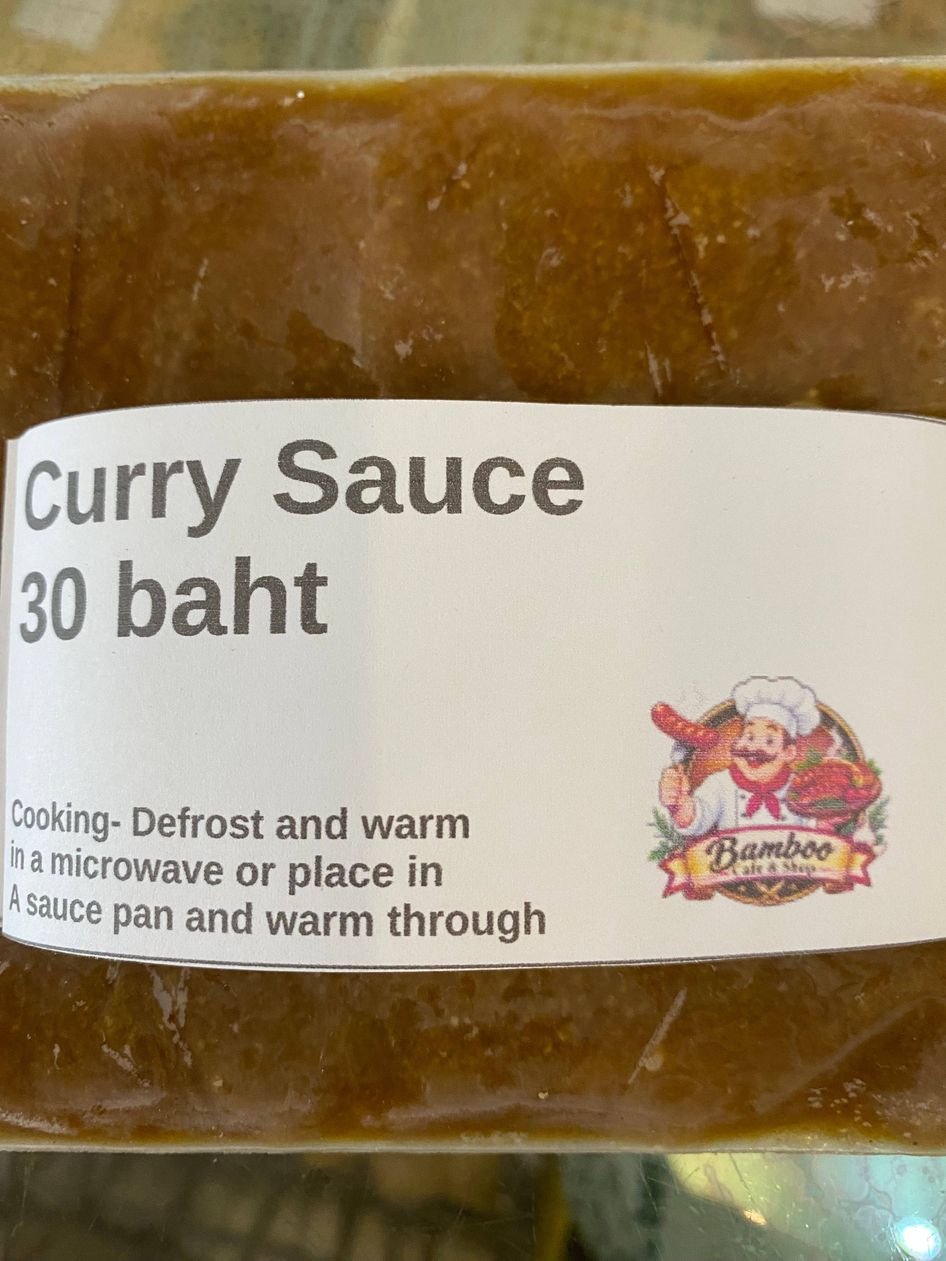Curry Sauce Mild 30 baht.