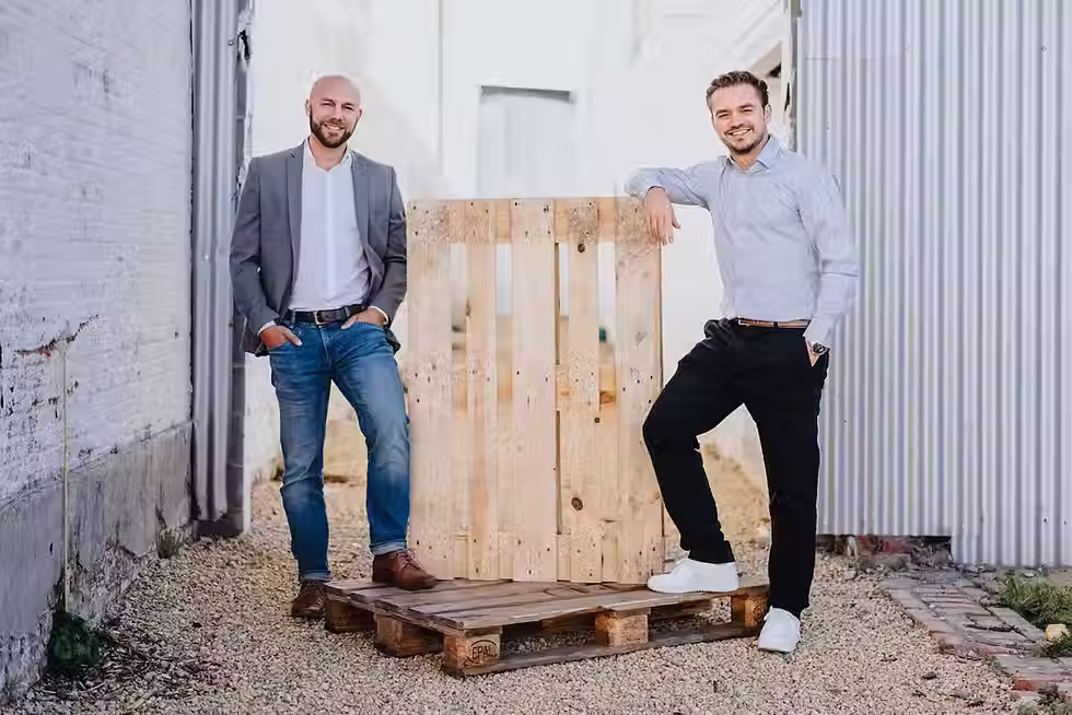 Sanjay Aerts en Lennert Moens van Droppr