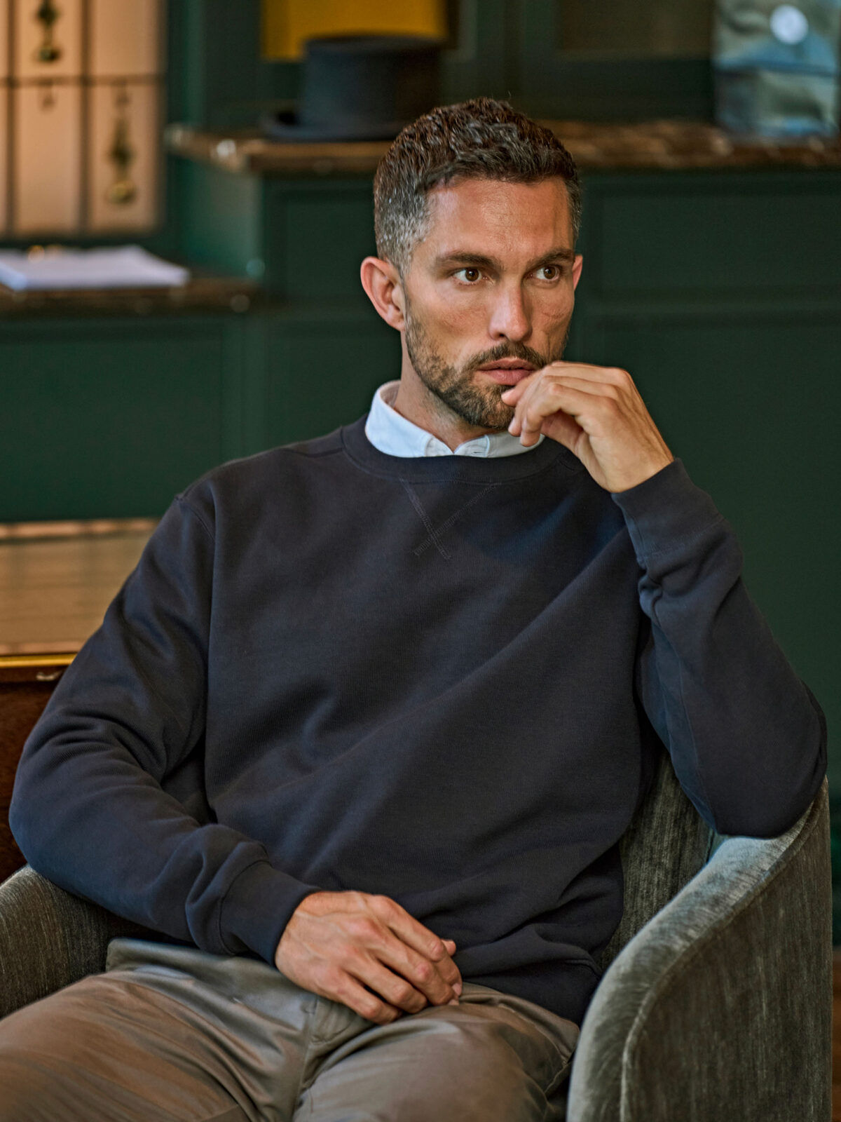 Sweat-shirt coton - 3 coloris