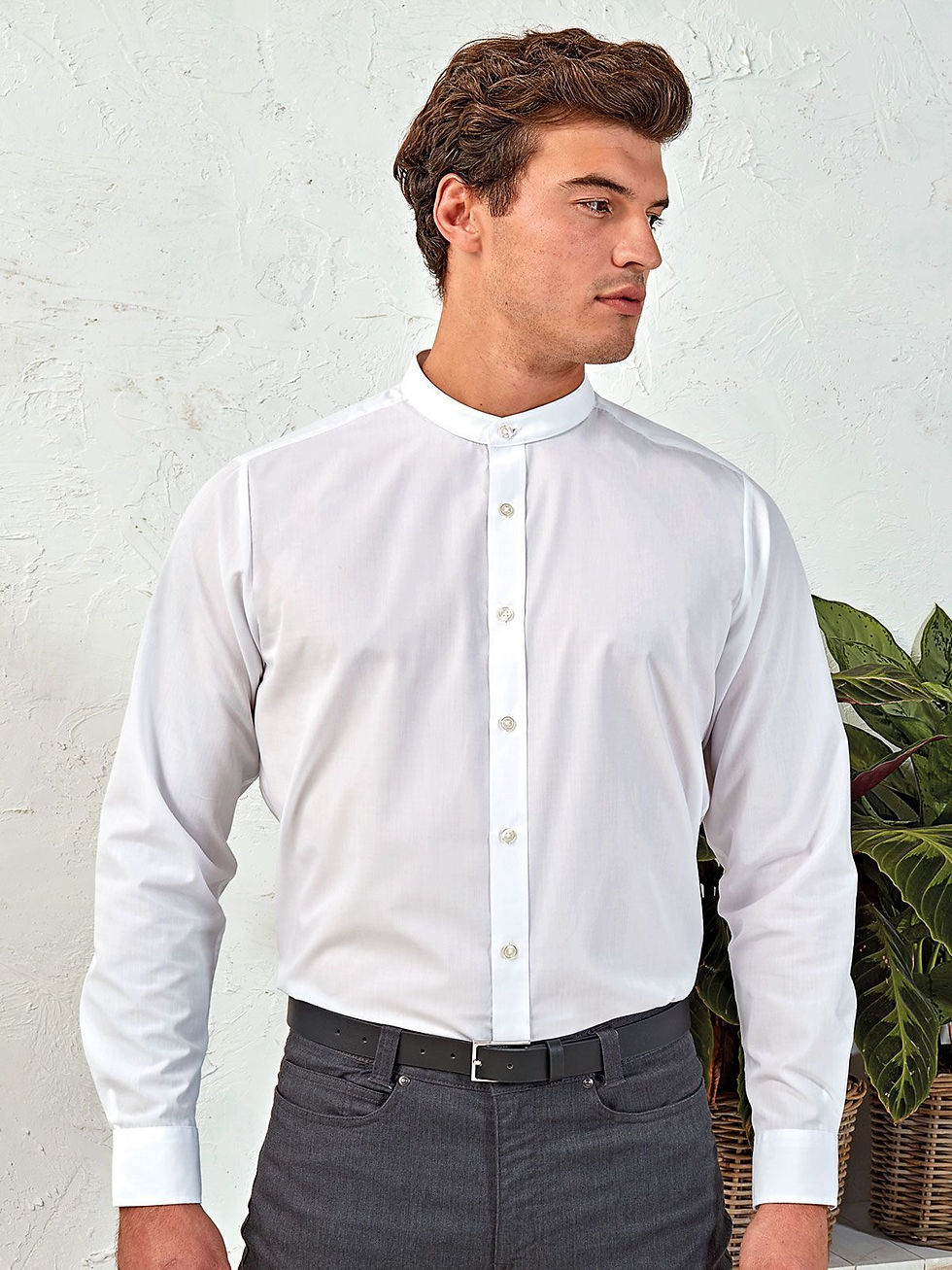 Miniature : Chemise unisexe polycoton - 2 coloris