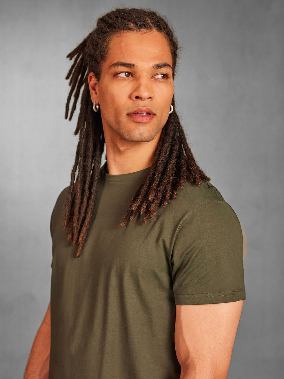 Miniature : T-shirt col V homme coton - 8 coloris