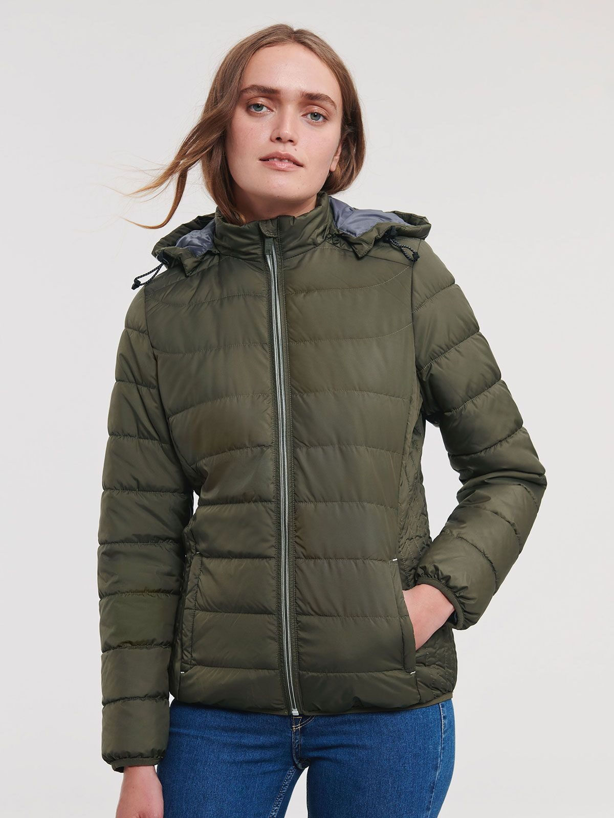 Coupe-vent femme polyester à capuche - 4 coloris