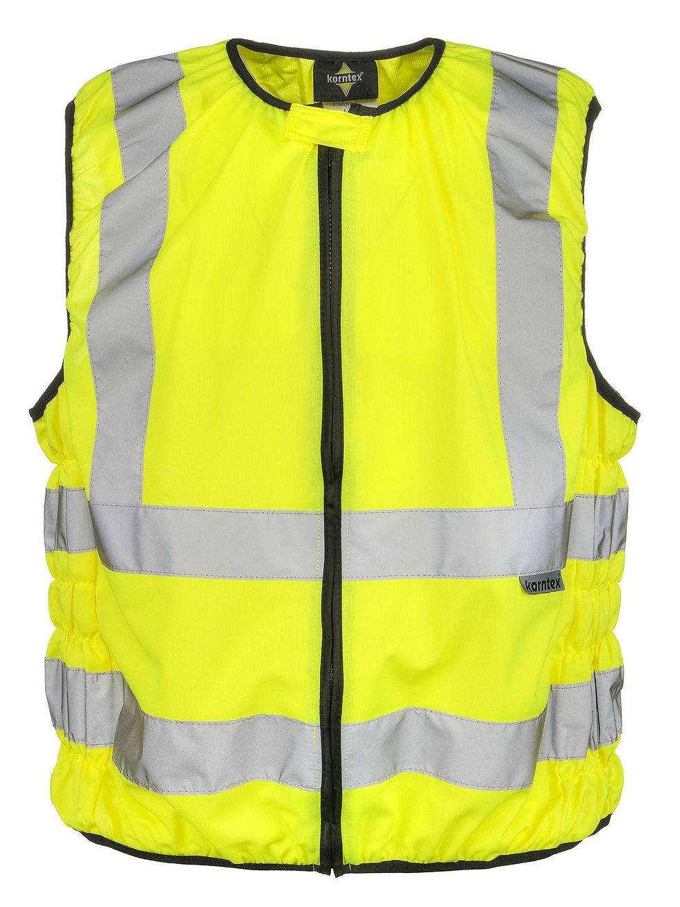 Miniature : Gilet de motard haute visibilité certifié EN ISO 20471 - Jaune