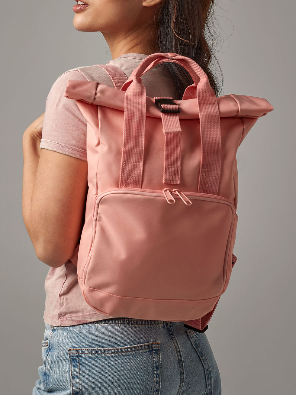 Miniature : Mini Sac à Dos Rabat Enroulable Double Anses es Recycl - 6 coloris