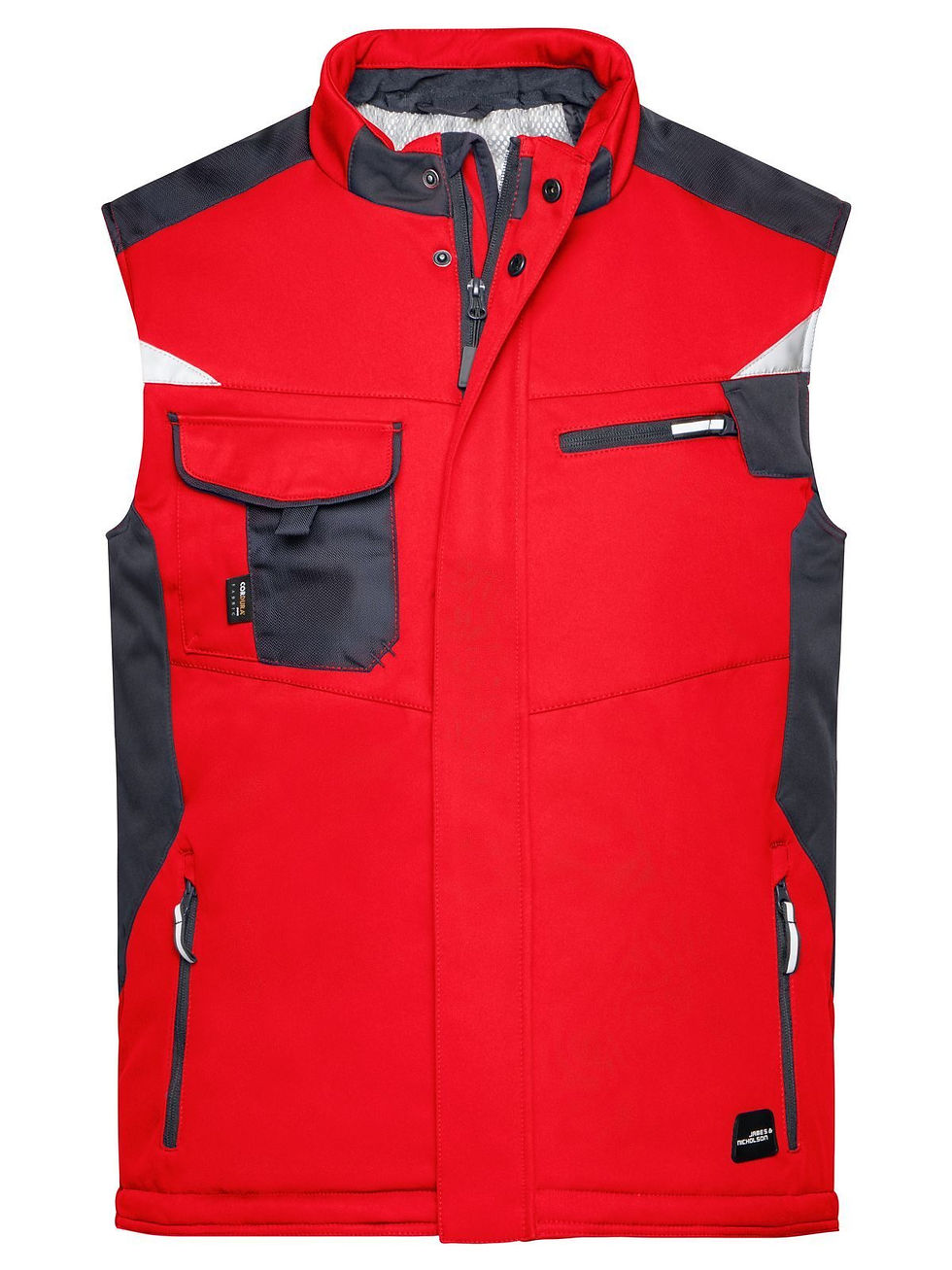 Miniature : Gilet softshell homme polyester à capuche - 9 coloris