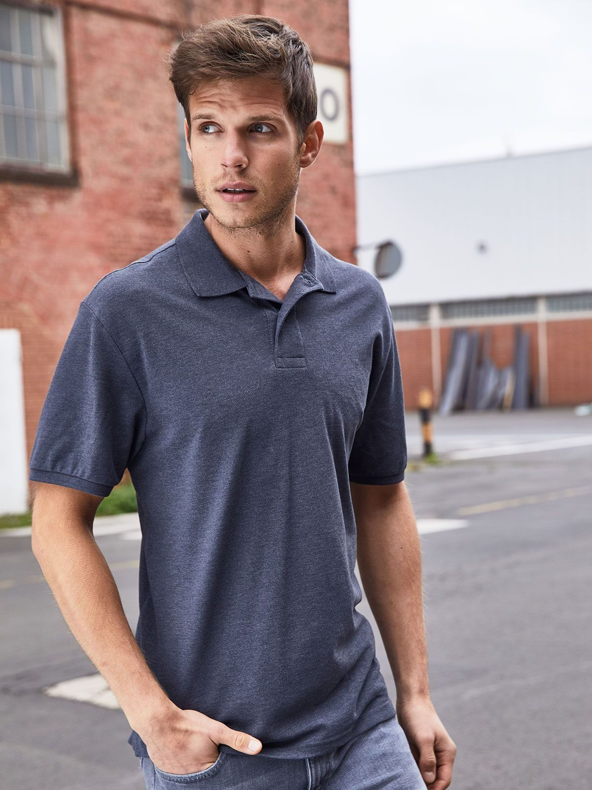 Polo homme coton bio - 24 coloris