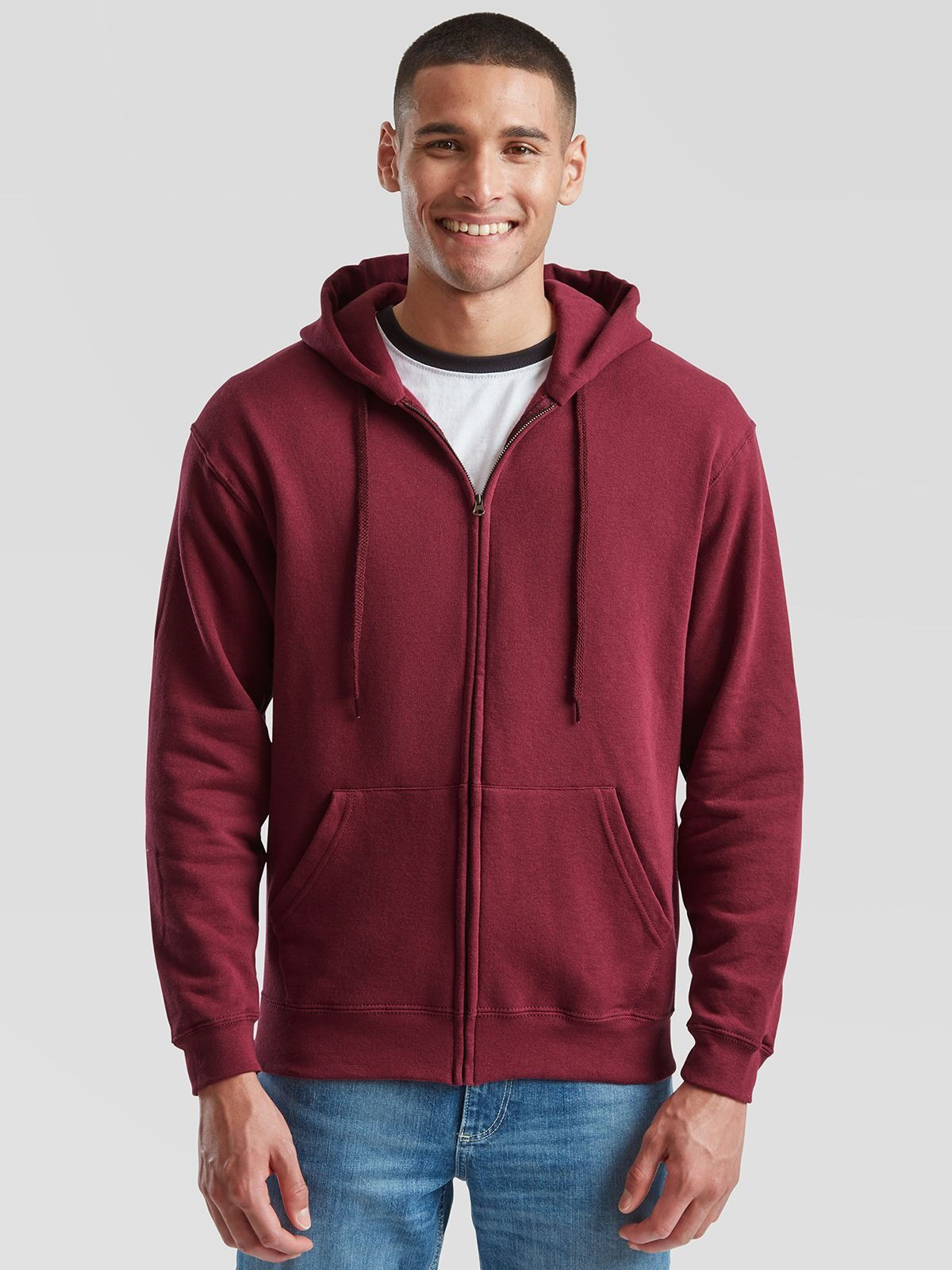 Sweat à capuche kangourou coton 260g/m² - 11 coloris