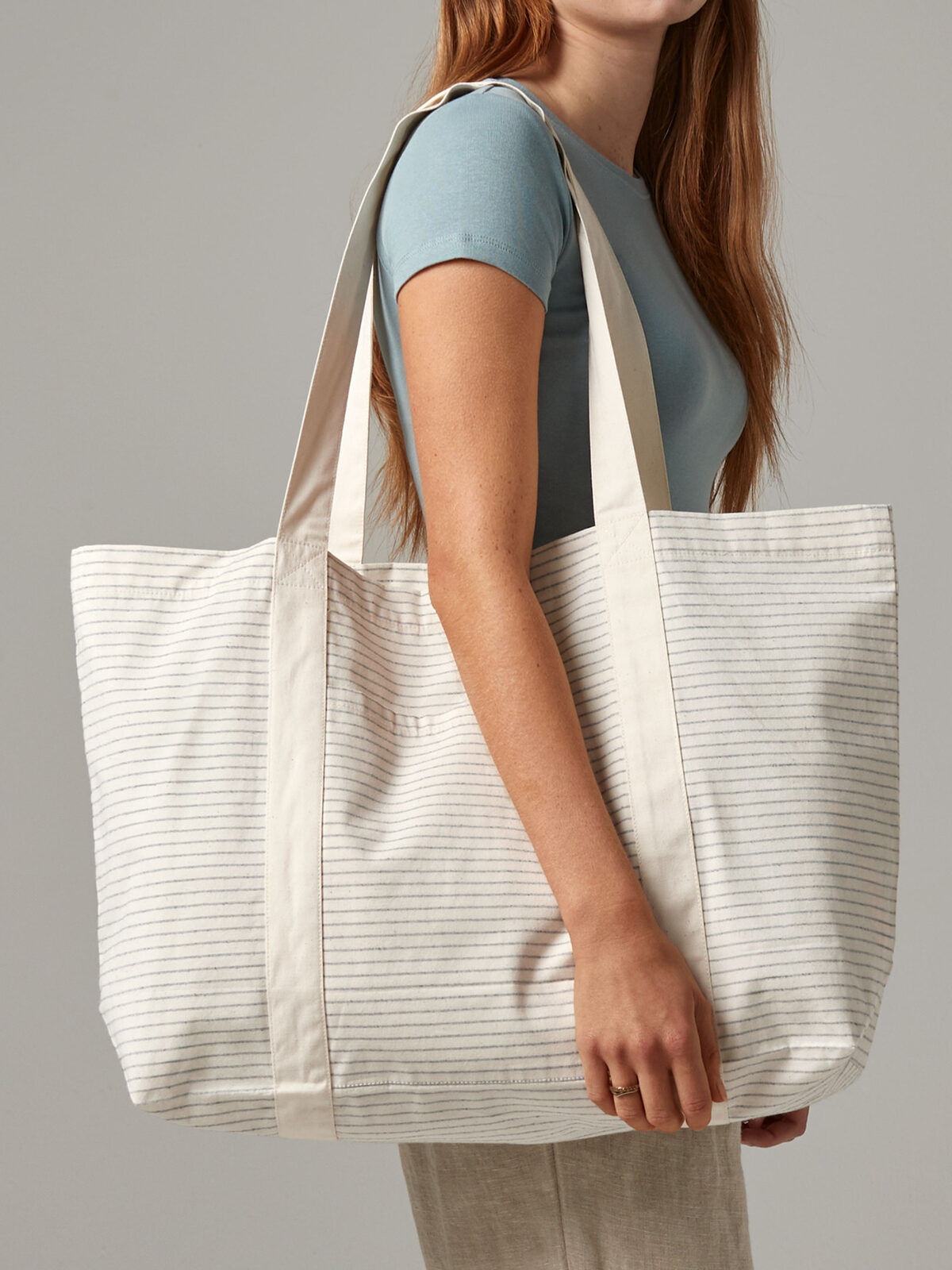 Sac shopper coton bio - 2 coloris
