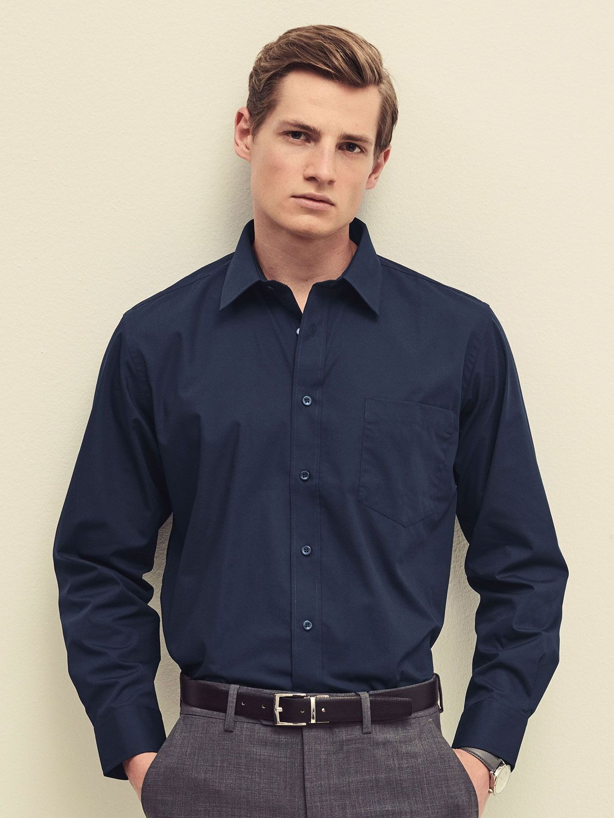 Chemise homme coton 115g/m² - 5 coloris