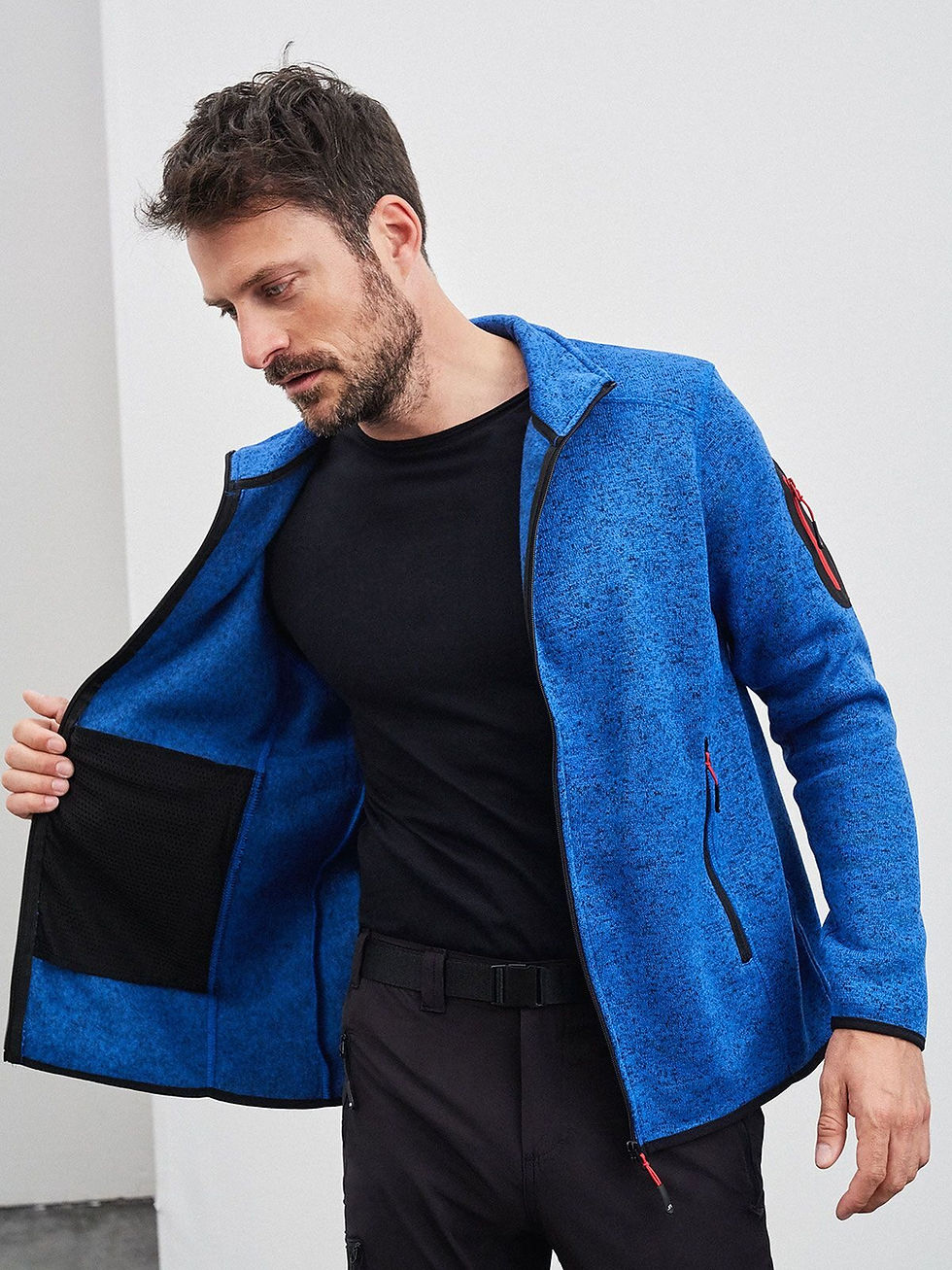 Miniature : Veste polaire homme polyester - 4 coloris