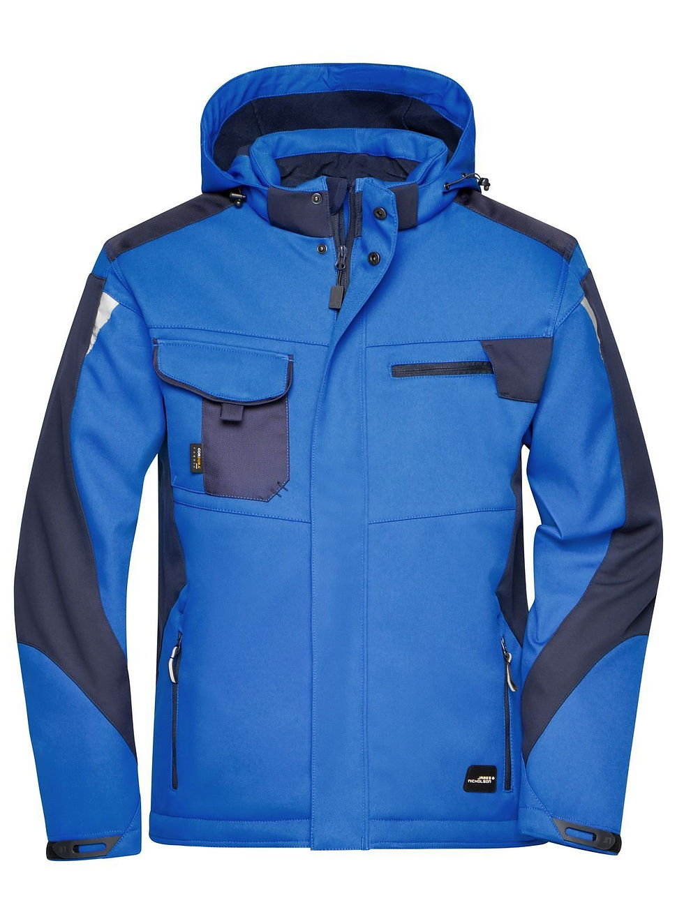 Miniature : Veste softshell homme polyester à capuche - 9 coloris