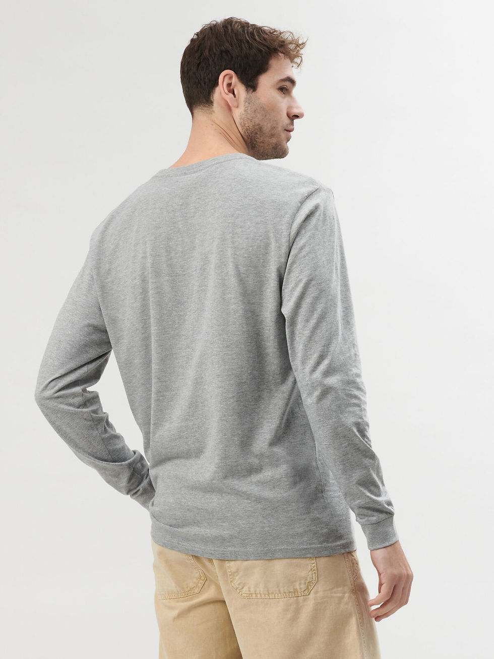 Miniature : T-shirt manches longues homme coton - 14 coloris