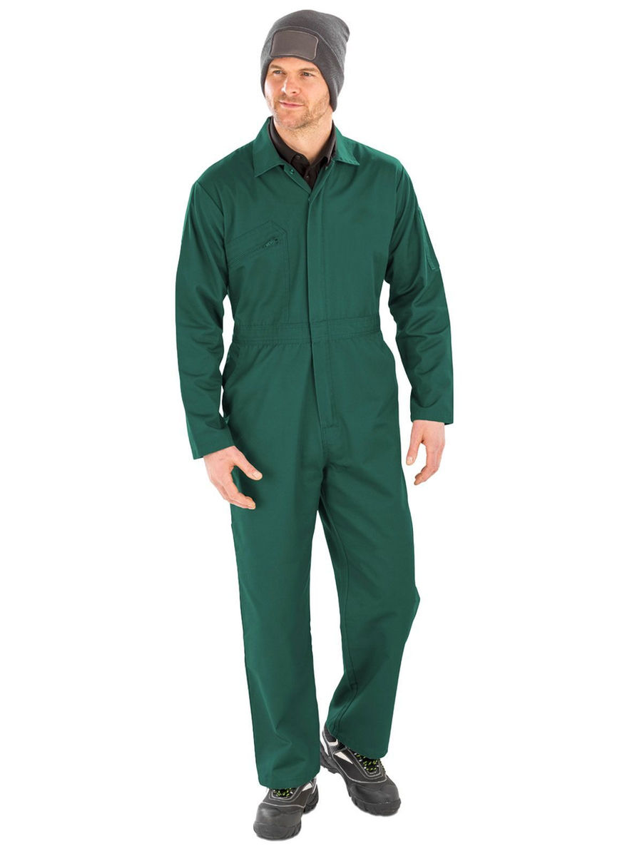 Salopette zippée 'Recycled Action' 270g/m² - 3 coloris