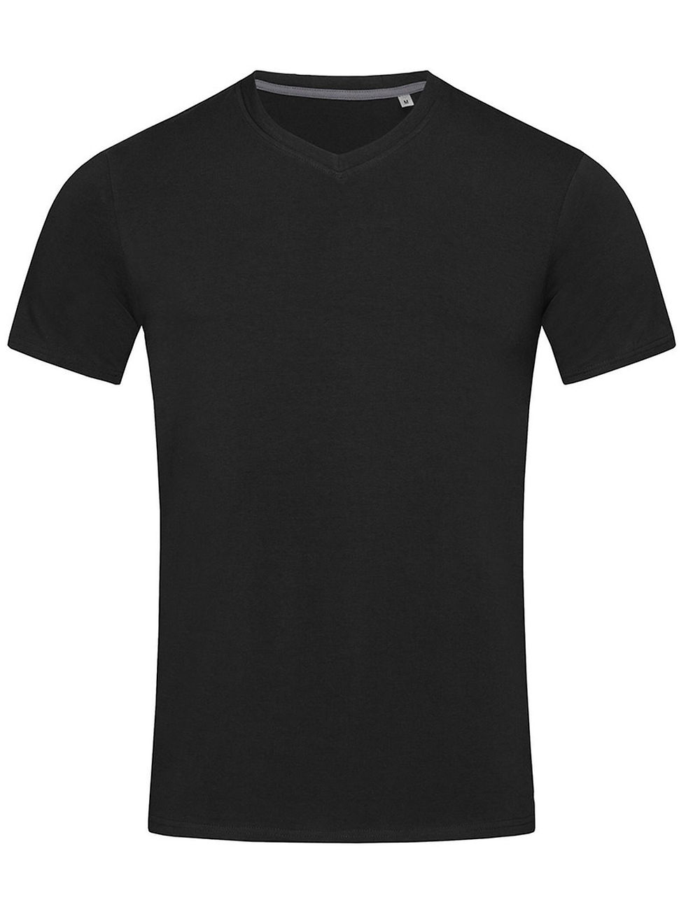 Miniature : T-shirt col V coton - 8 coloris