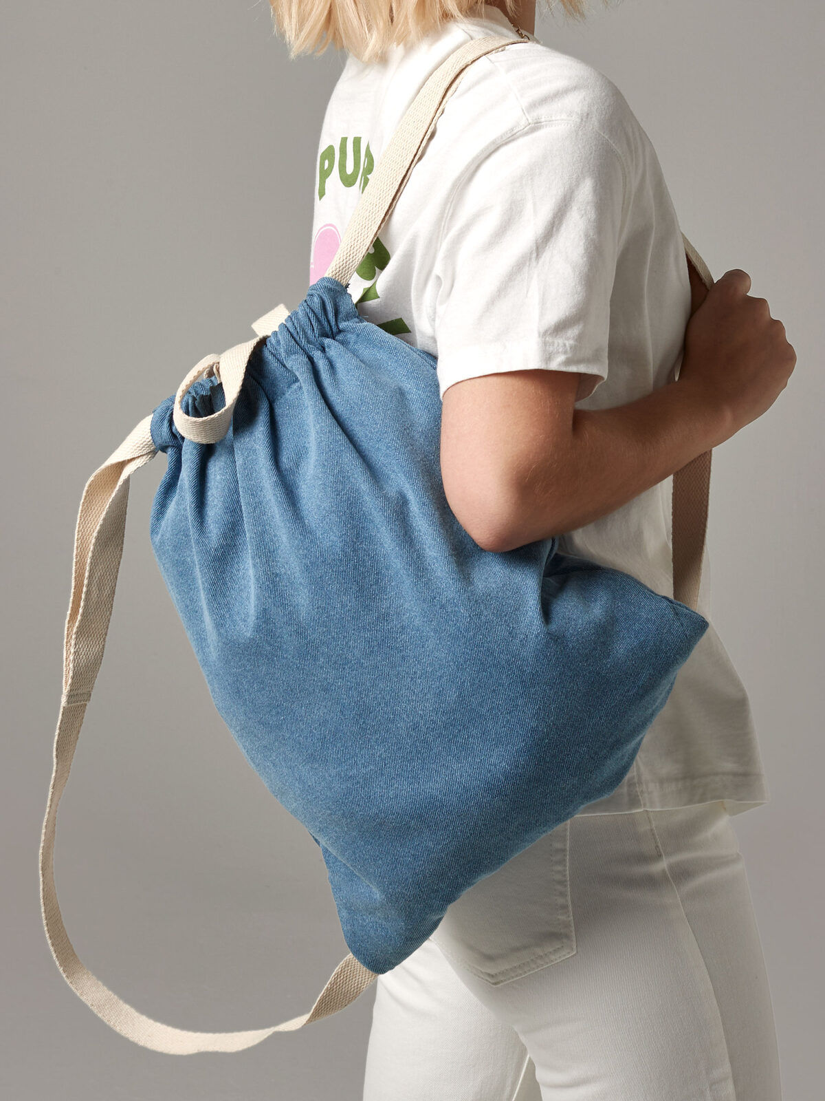 Sac à dos coton - 2 coloris