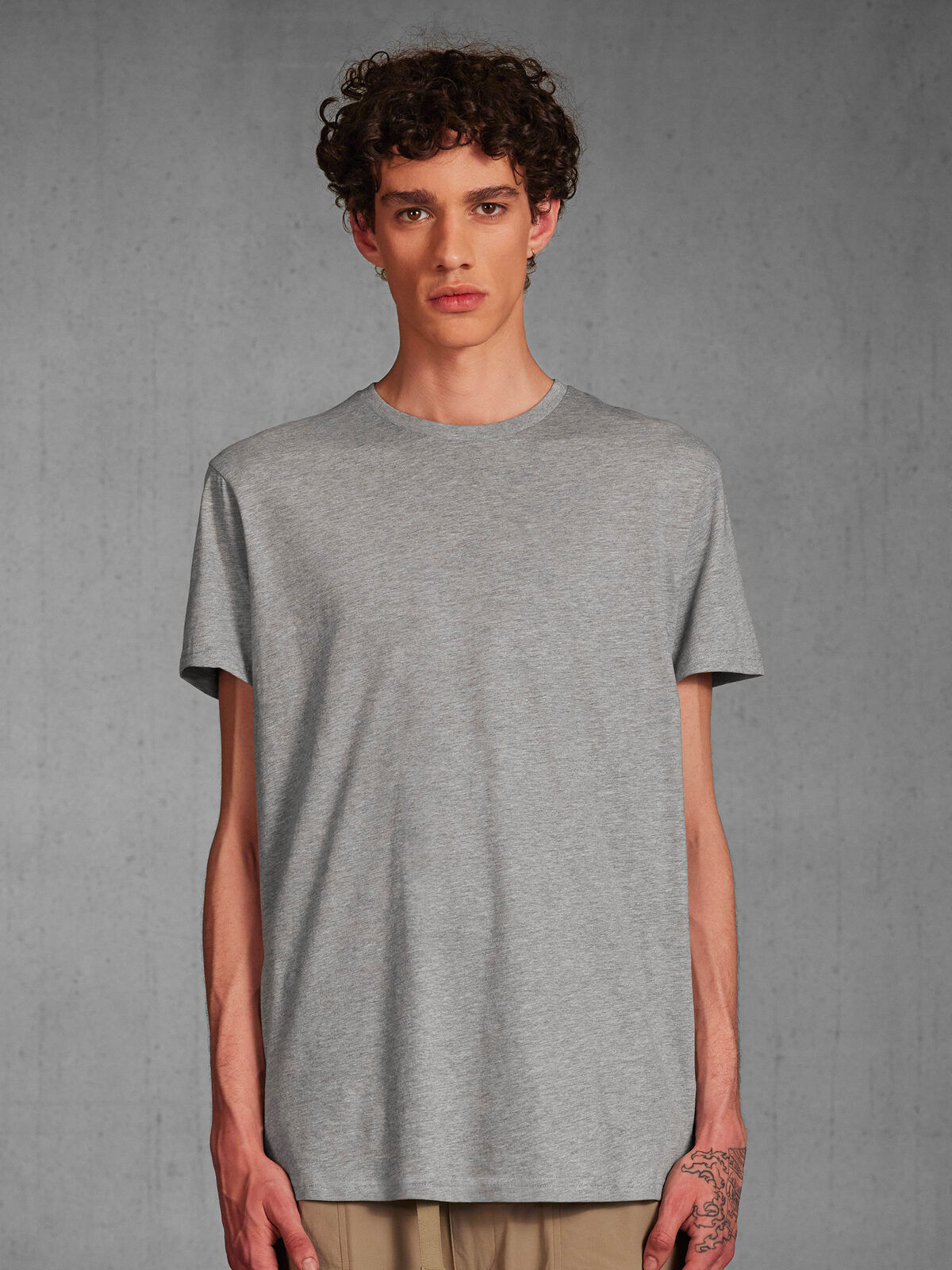 T-shirt col V coton bio - 18 coloris