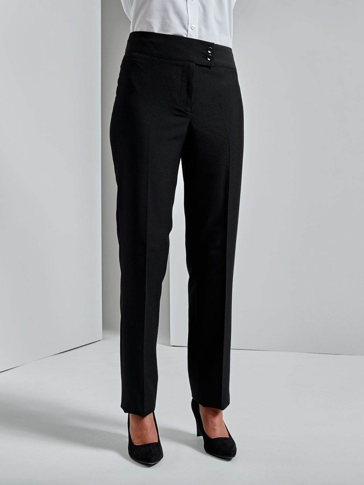 Pantalon femme polyester - 4 coloris