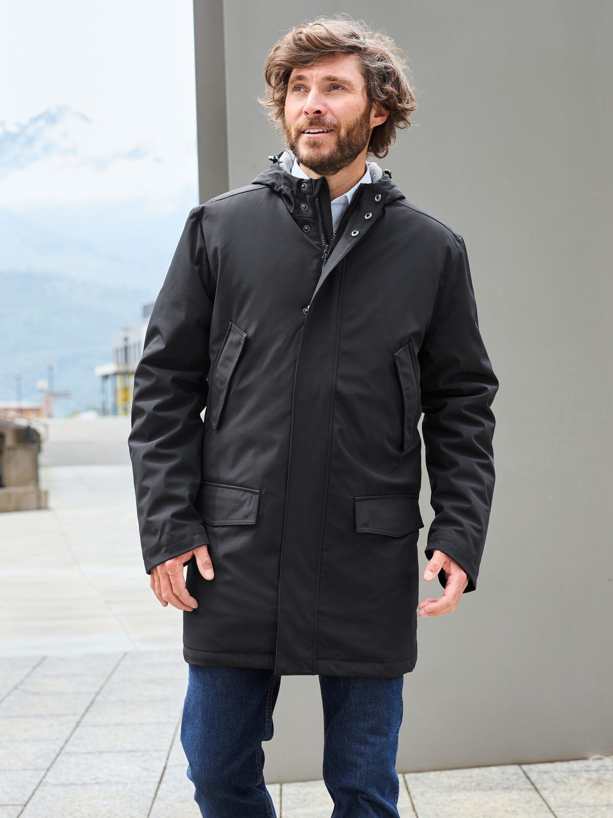 Blouson homme polyester recyclé imperméable - 3 coloris