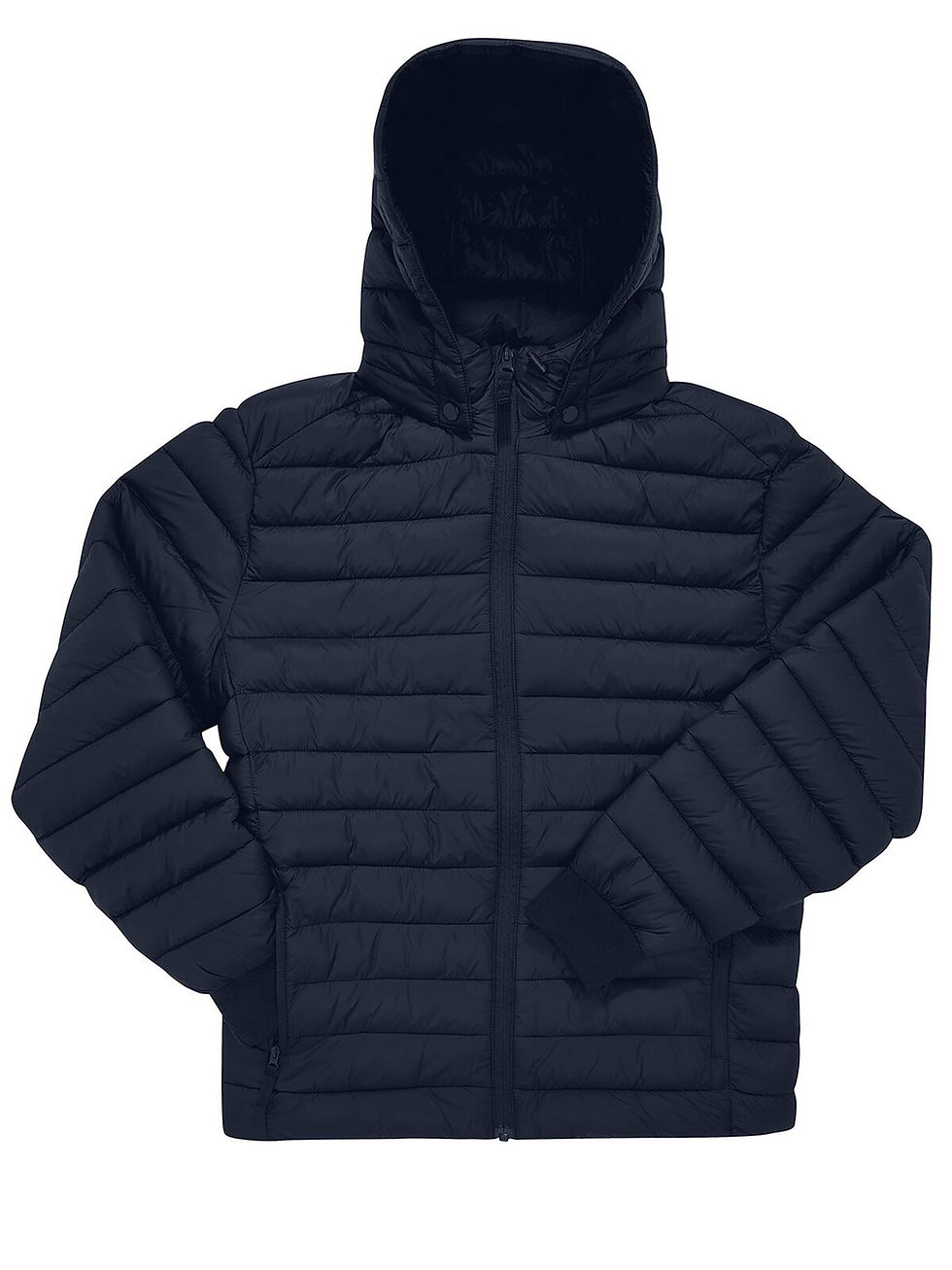 Miniature : Doudoune unisexe polyester à capuche - 2 coloris