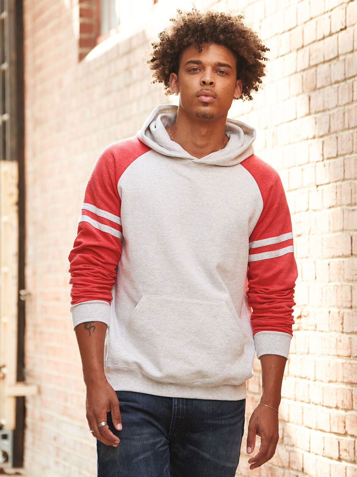 Sweat à capuche coton - 2 coloris