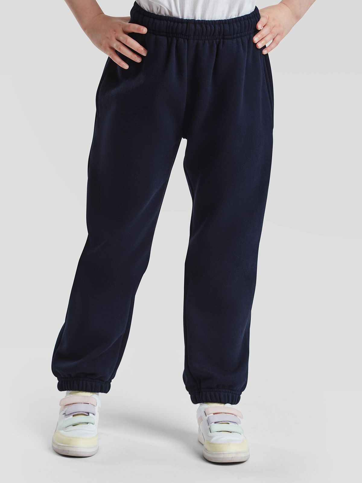Pantalon jogging enfant coton 260g/m² - 3 coloris