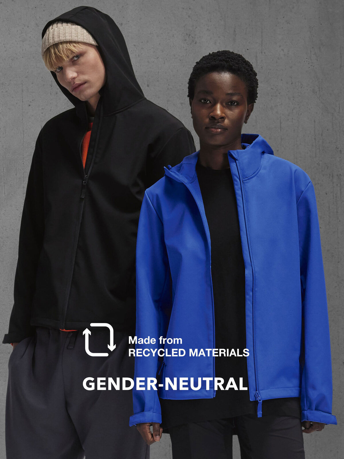 Veste softshell recyclé - 4 coloris