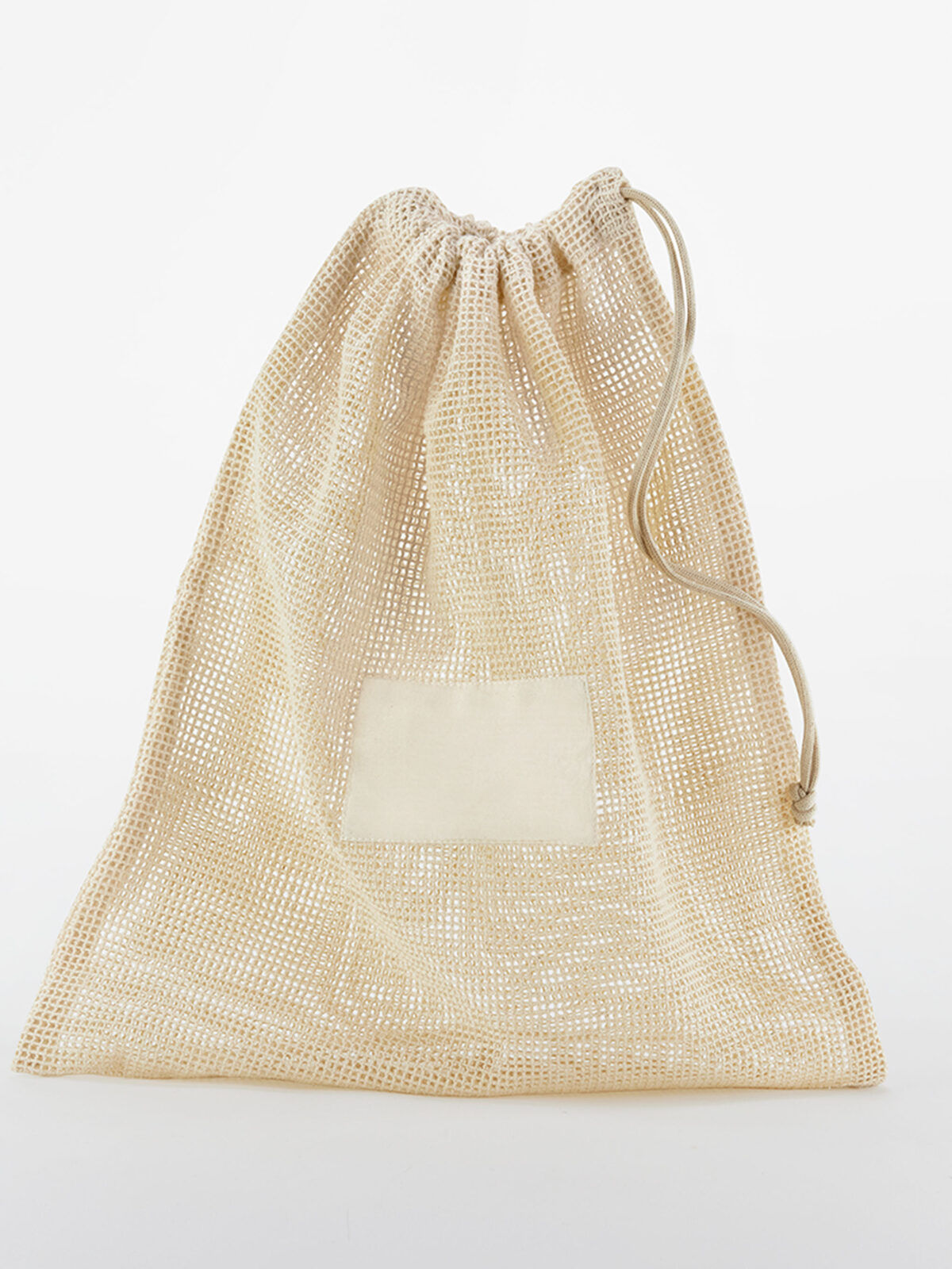 Filet en coton bio GOTS taille L pour vrac alimentaire