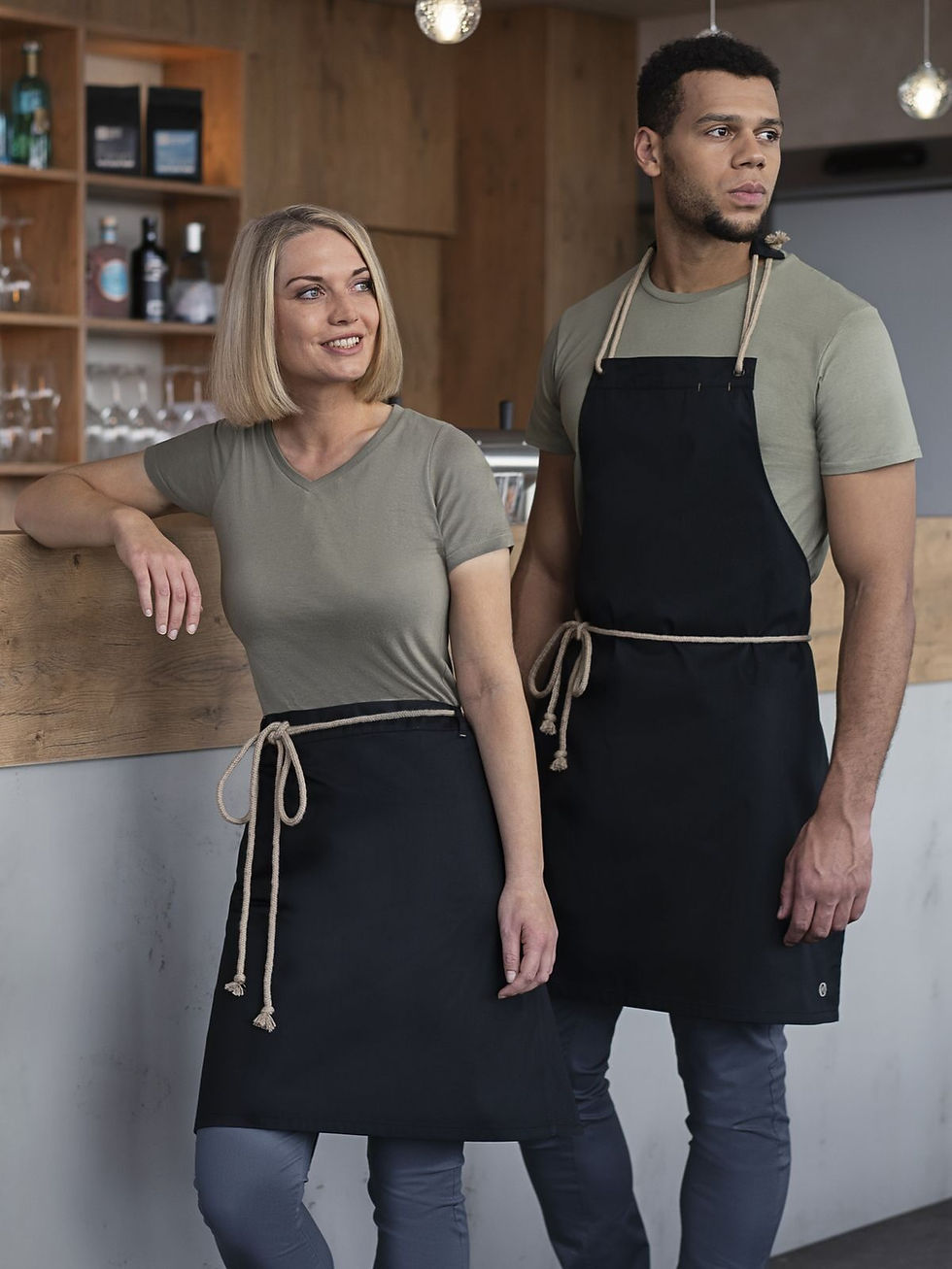 Miniature : Tablier unisexe polyester recyclé - 6 coloris