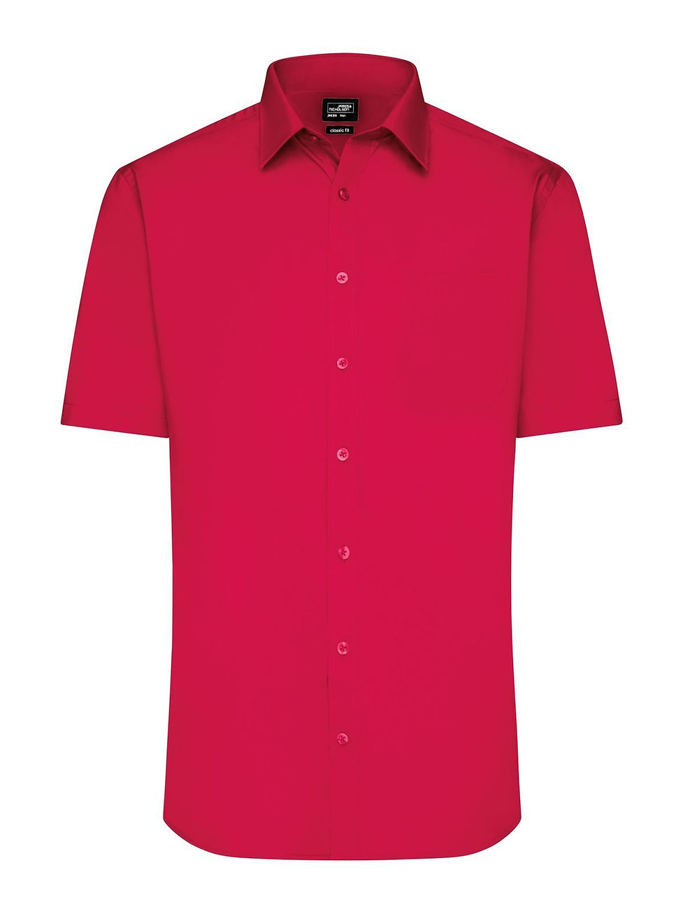 Miniature : Chemise homme à manches courtes en popeline 105g/m² - 16 coloris