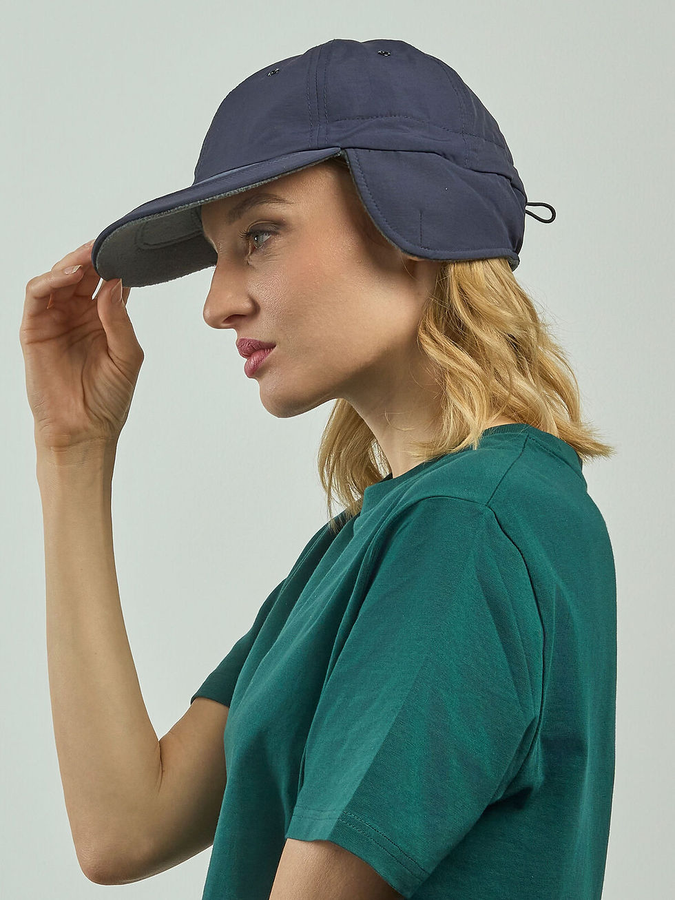 Miniature : Casquette baseball unisexe polyester recyclé imperméable - 4 coloris