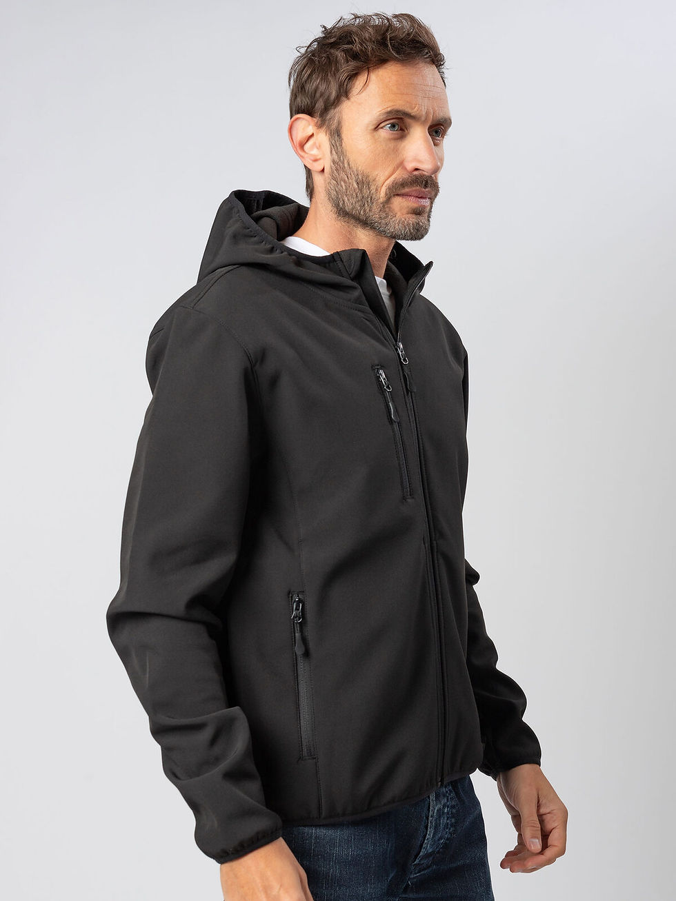 Miniature : Veste softshell polyester recyclé - 2 coloris