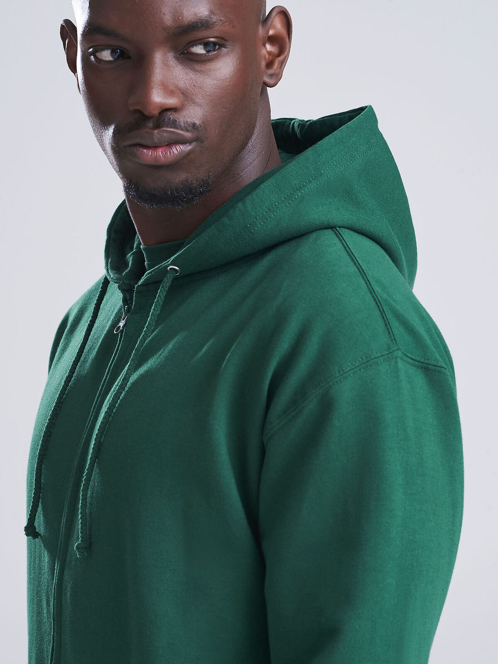 Miniature : Sweat à capuche zippé unisexe polycoton - 11 coloris
