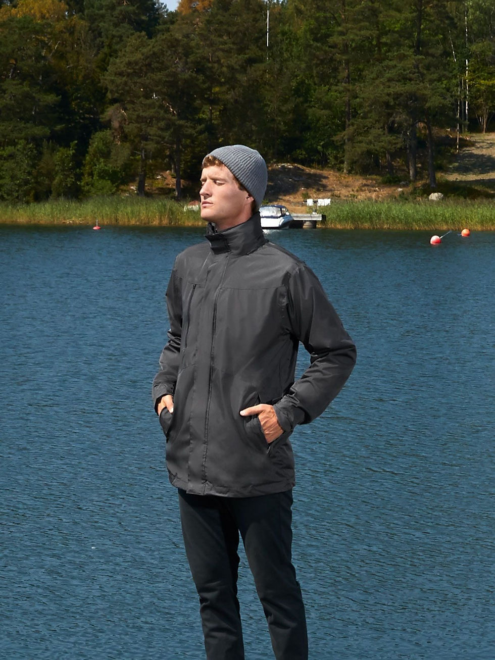 Miniature : Veste unisexe polyester imperméable - 3 coloris