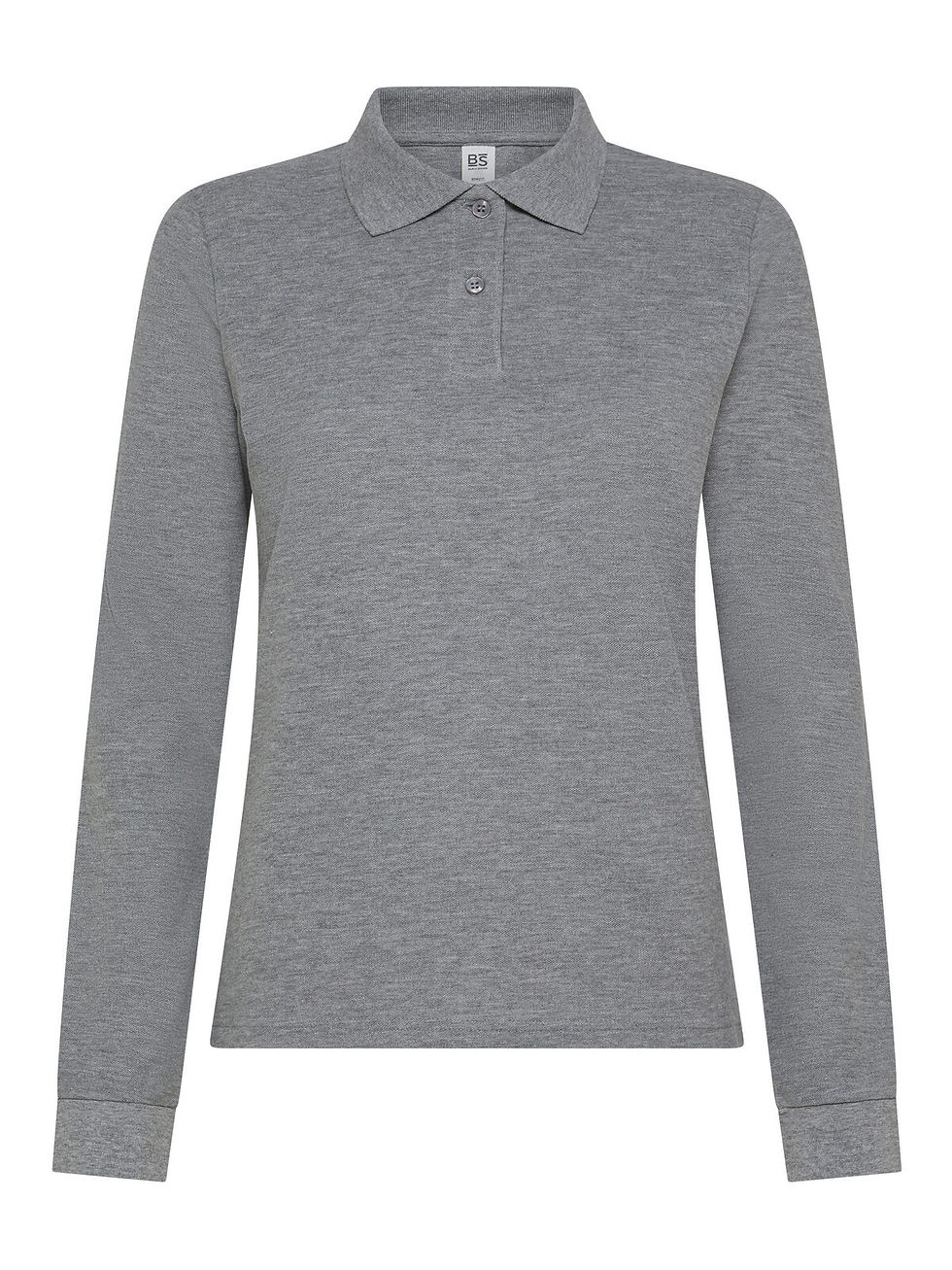 Miniature : Polo manches longues femme coton - 8 coloris