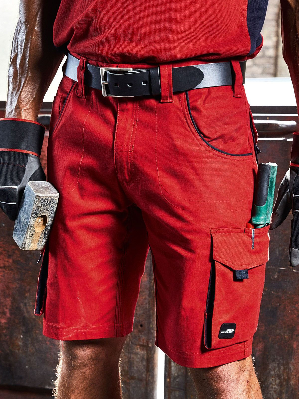 Short de sport unisexe coton réfléchissant - 6 coloris
