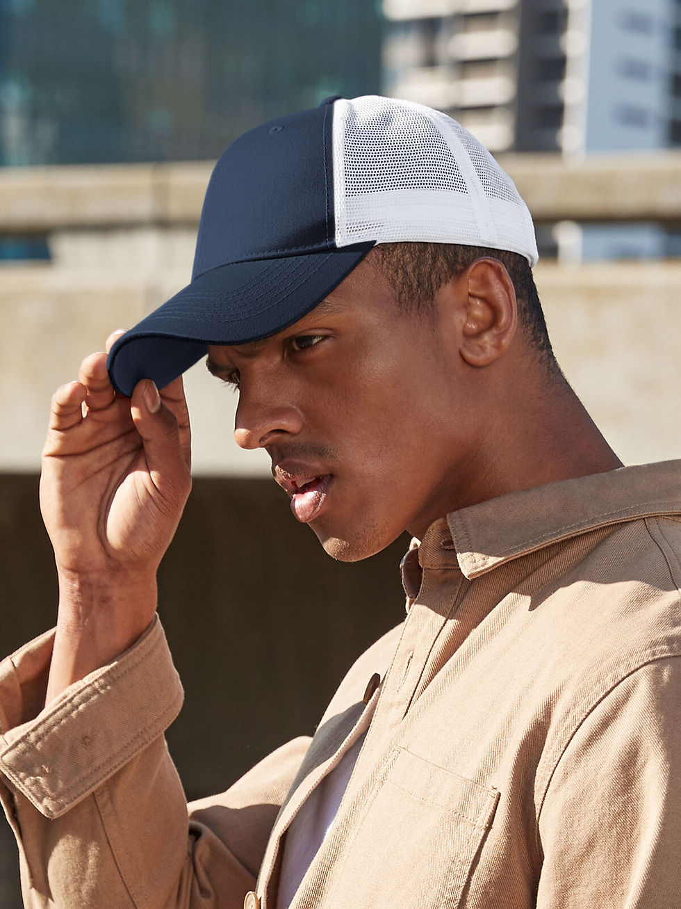 Miniature : Casquette trucker unisexe polycoton - 6 coloris