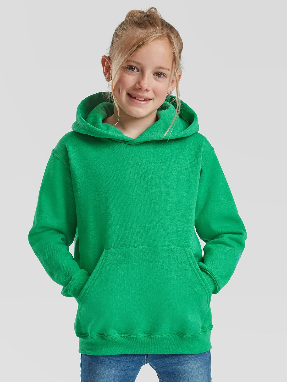 Sweat à capuche kangourou enfant coton 260g/m² - 16 coloris