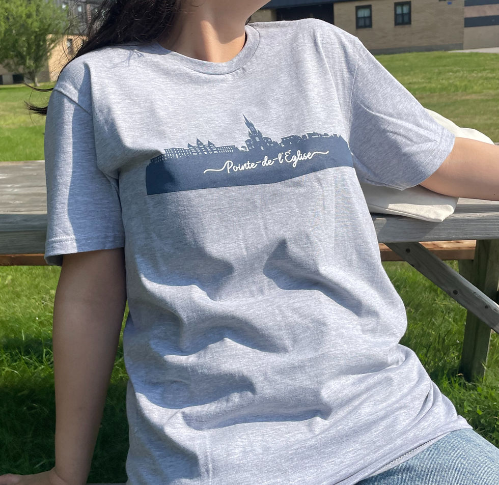 Thumbnail: Skyline T-Shirt Unisexe/Unisex (Logo foncé/Dark logo)