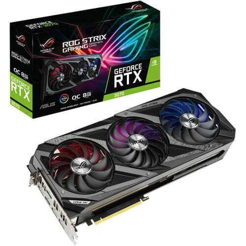 ASUS Republic of Gamers Strix GeForce RTX 3070 GAMING OC Graphics Card