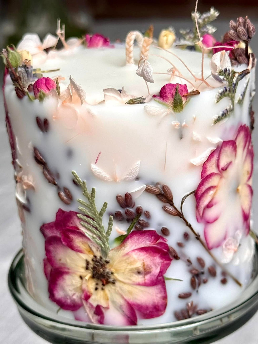 Мастер-класс Ботанические свечи