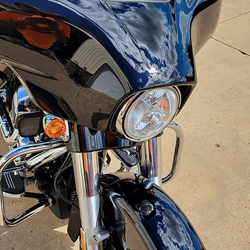 detailed and ceramic coated harley street glide