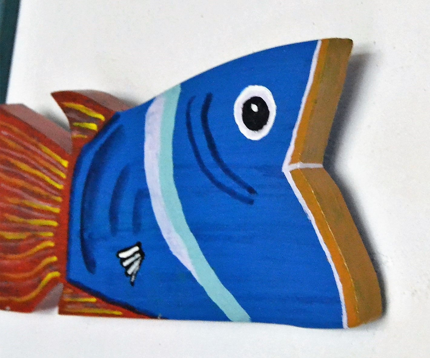 Ahşap Balık Duvar Biblosu