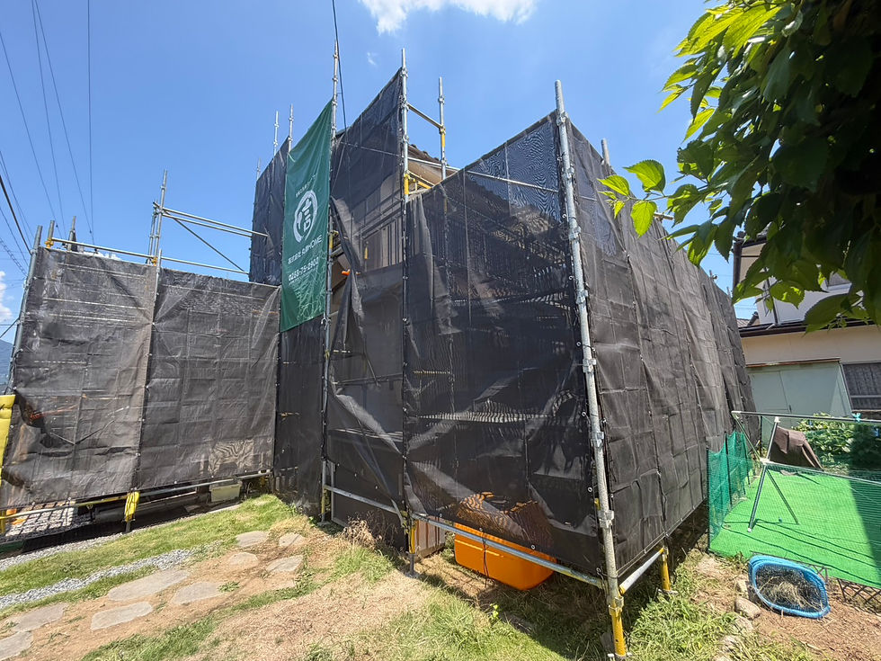 I様邸~足場架け~